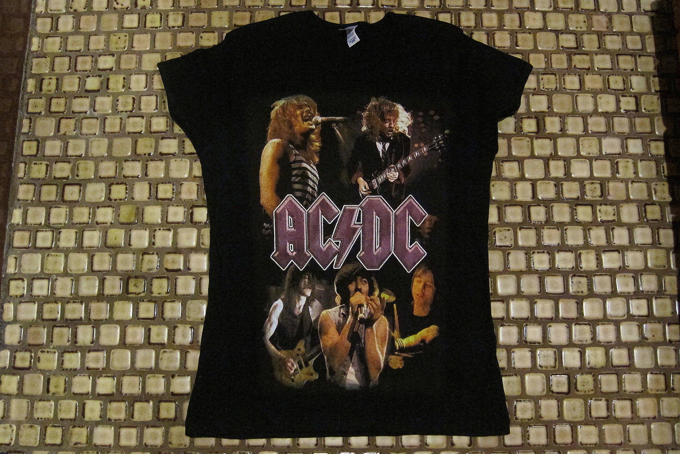 AC DC - Girl's Baby Doll Shirt
